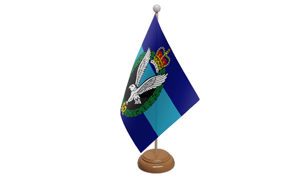 Army Air Corps Small Flag with Wooden Stand